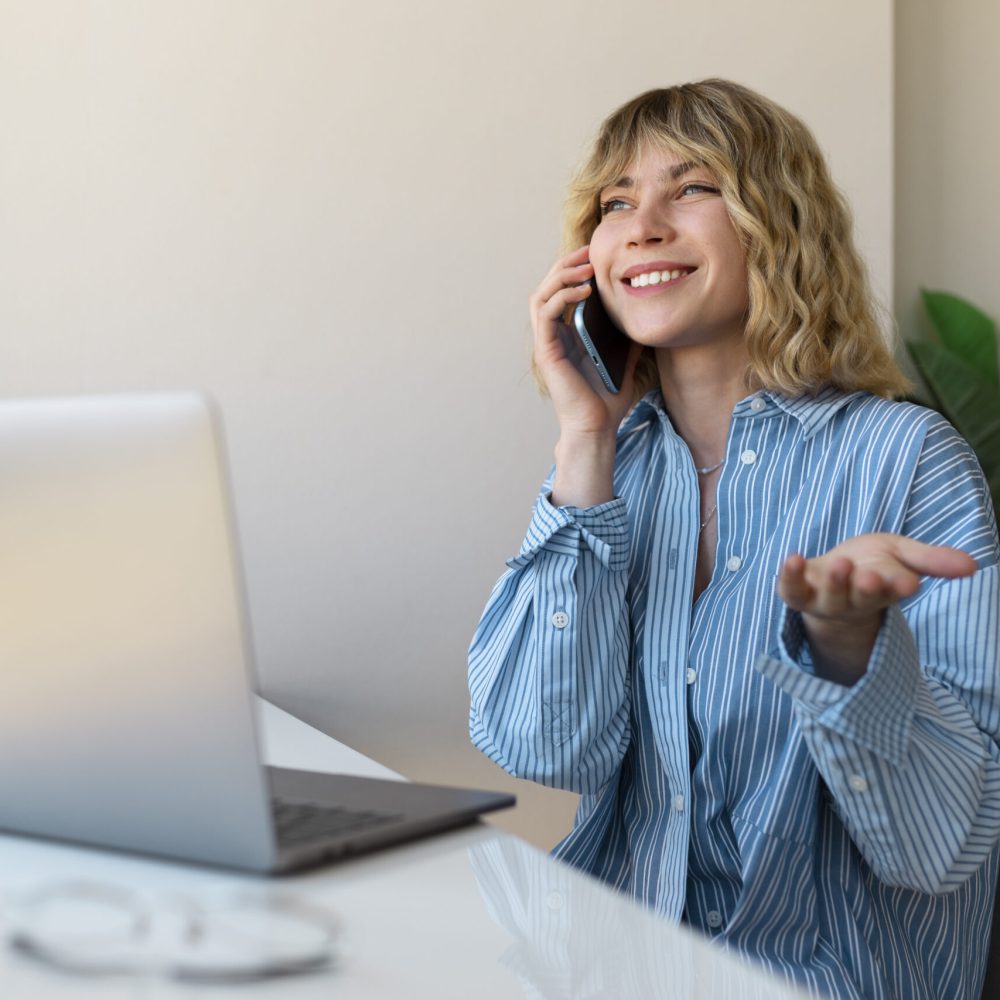 side-view-woman-talking-phone side-view-woman-talking-phone